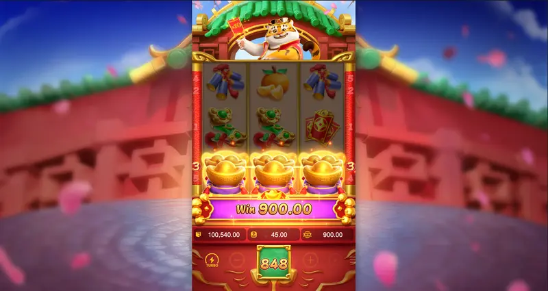 Fortune Tiger Feature — recurso de respins com grade preenchida